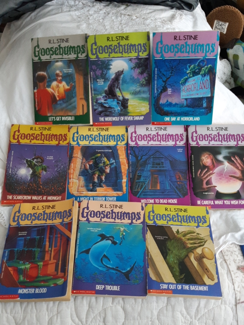 Scholastic Goosebumps Paperback Books